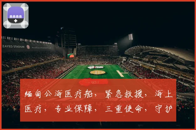 缅甸公海医疗船，紧急救援，海上医疗，专业保障，三重使命，守护生命。
